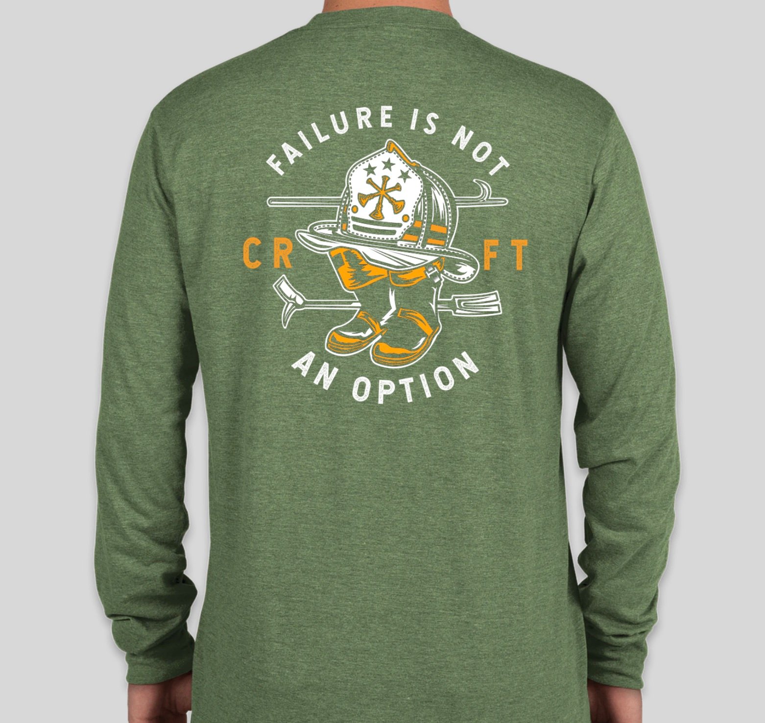Longsleeve green shirt - Combat Ready Fire Training